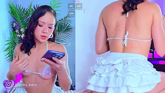 Snapshot of Kinky__Karo chatting on 11.24.25 Kinky Karo online show from 11.24.25