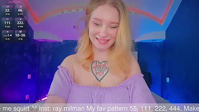 AliceMilman online show from 03.08.26