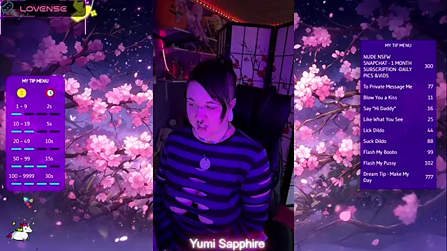 yumi sapphire online show from 04.22.26