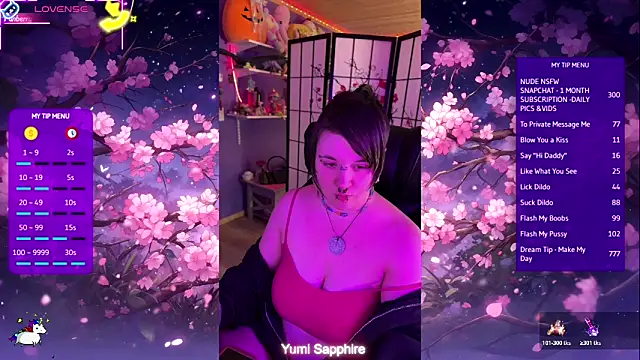 yumi sapphire online show from 04.27.26