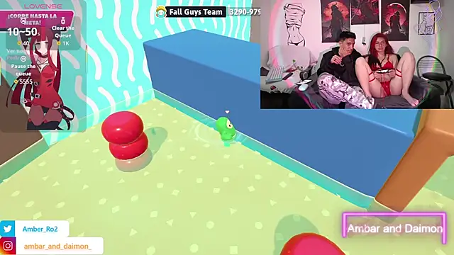 Snapshot of Ambar_and_daimon_ chatting on 09.25.25 Ambar and daimon online show from 09.25.25