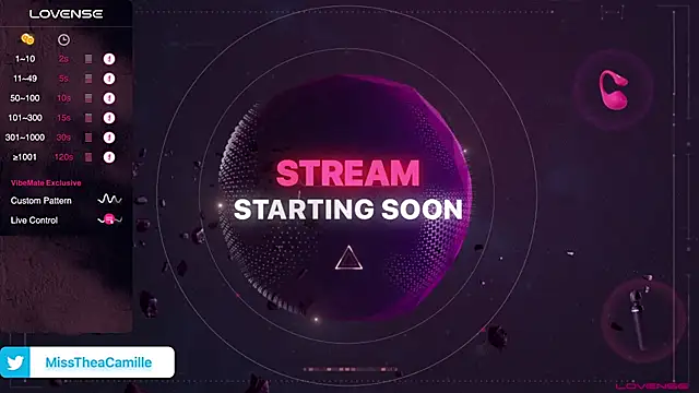 Snapshot of MissTheaCamille chatting on 02.21.25 MissTheaCamille online show from 02.21.25