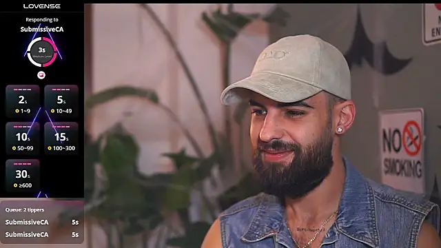 HairyRobxxx online show from 10.24.25