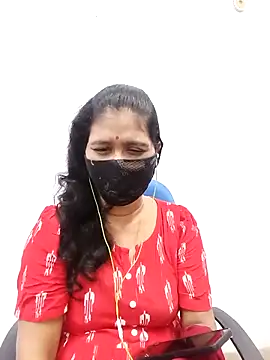 Snapshot of Lucky-Deepthi chatting on 02.18.25 Lucky-Deepthi online show from 02.18.25