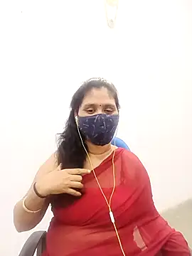 Snapshot of Lucky-Deepthi chatting on 02.21.25 Lucky-Deepthi online show from 02.21.25