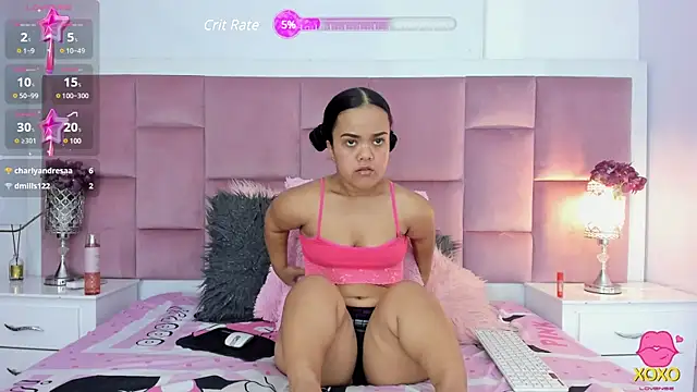 Snapshot of AnieRey chatting on 01.24.25 AnieRey online show from 01.24.25