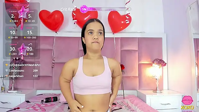 Snapshot of AnieRey chatting on 02.12.25 AnieRey online show from 02.12.25