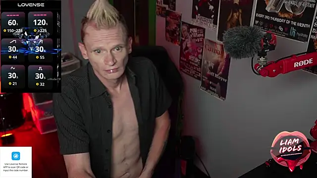 LiamIdols online show from 07.13.26