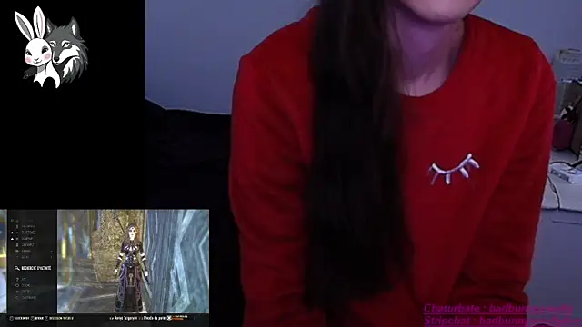 Snapshot of BadBunnyXWolfyLive chatting on 10.02.25 BadBunnyXWolfyLive online show from 10.02.25