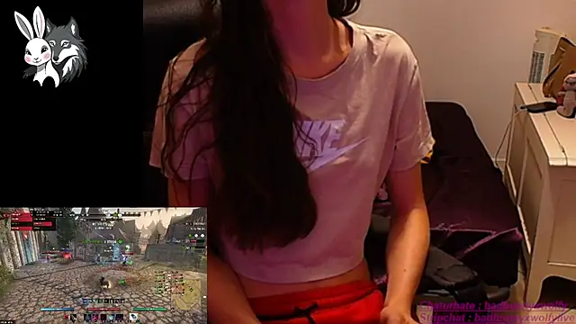 Snapshot of BadBunnyXWolfyLive chatting on 10.18.25 BadBunnyXWolfyLive online show from 10.18.25