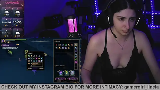 Snapshot of Gamergirl-Linela chatting on 06.14.26 Gamergirl-Linela online show from 06.14.26