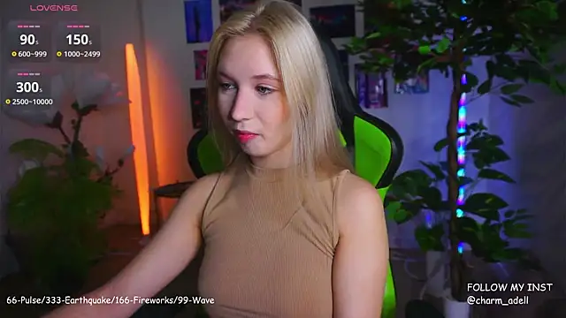 Snapshot of charm_adel chatting on 10.04.25 charm adel online show from 10.04.25