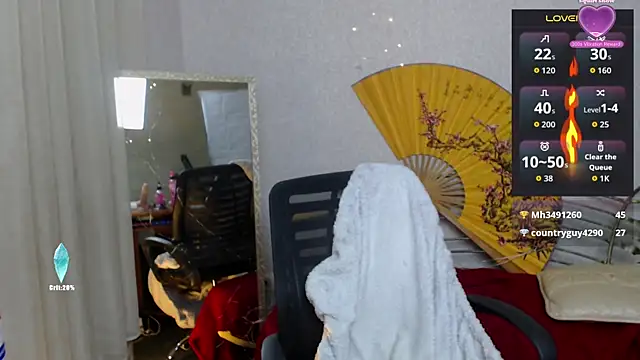 Snapshot of faiirylight chatting on 11.28.25 faiirylight online show from 11.28.25