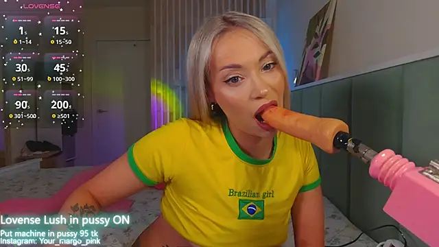 Snapshot of Margony chatting on 02.26.26 Margony online show from 02.26.26