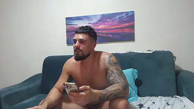 Tiberius hunk online show from 10.13.25