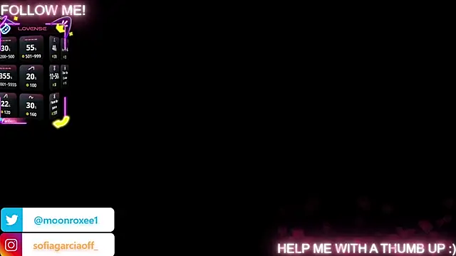 Moonroxe  online show from 10.08.25