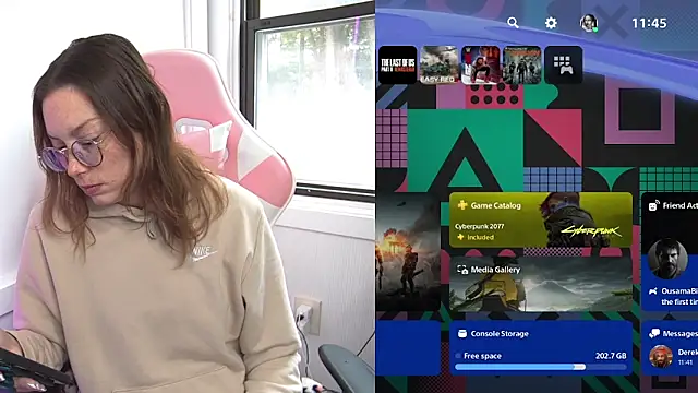 SpaceCowWhore online show from 10.14.25