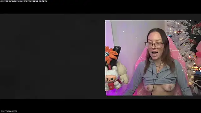 SpaceCowWhore online show from 12.17.25