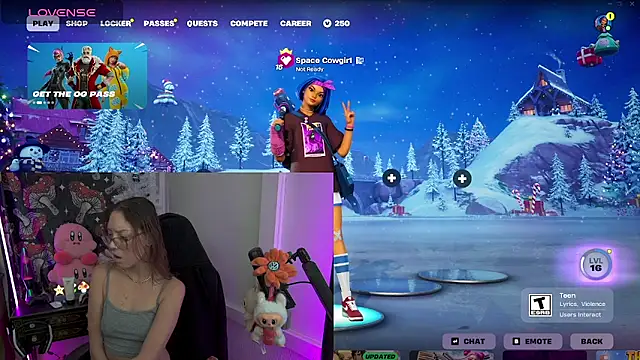 SpaceCowWhore online show from 01.06.26