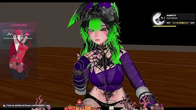 Bowsette Cami online show from 10.23.25