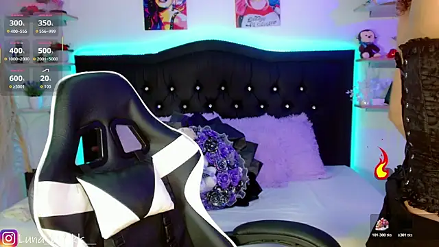 Luna blackk online show from 10.20.25