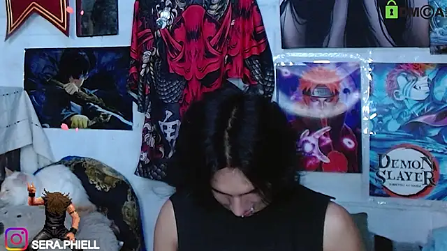 Snapshot of Seraphiell chatting on 12.03.25 Seraphiell online show from 12.03.25