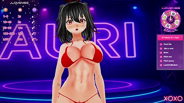 Auri Hikaru online show from 10.02.25