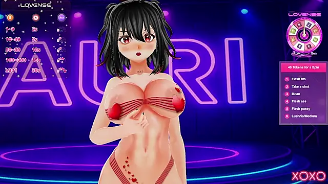 Auri Hikaru online show from 10.19.25