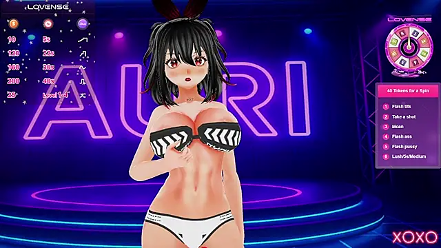Auri Hikaru online show from 10.21.25