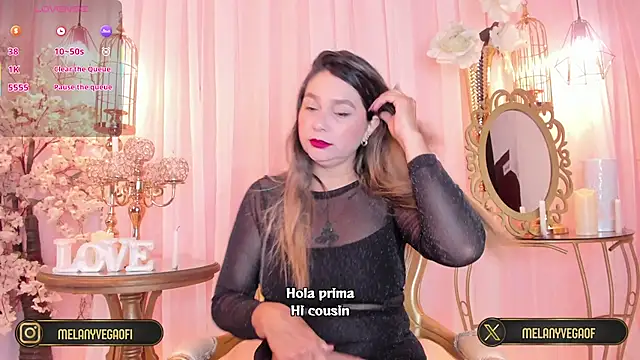 MelanyVegas online show from 03.14.26