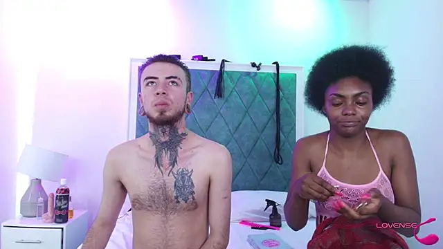 Snapshot of Asha_zuri_and_adam chatting on 11.29.25 Asha zuri and adam online show from 11.29.25