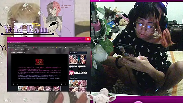 Snapshot of YukiRam chatting on 01.16.26 YukiRam online show from 01.16.26