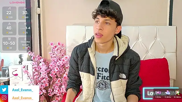 Axel  Evans online show from 10.17.25