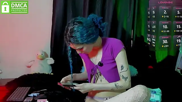 Bluedarkelf888 online show from 09.13.25