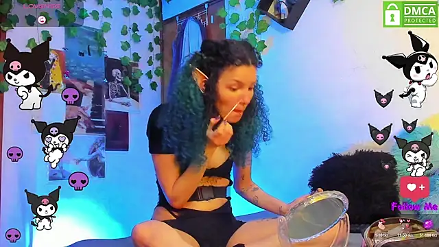 Bluedarkelf888 online show from 07.12.26