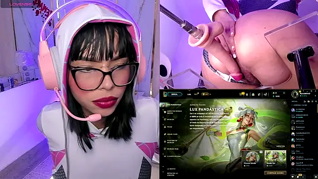 Snapshot of Nyveth chatting on 11.06.25 Nyveth online show from 11.06.25