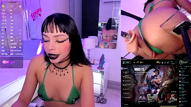 Snapshot of Nyveth chatting on 11.14.25 Nyveth online show from 11.14.25