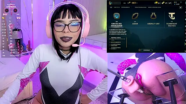 Snapshot of Nyveth chatting on 11.27.25 Nyveth online show from 11.27.25