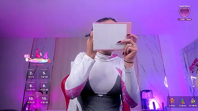 Snapshot of Nyveth chatting on 12.14.25 Nyveth online show from 12.14.25