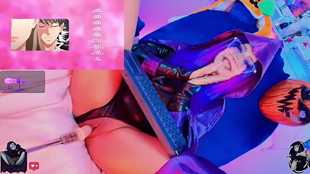 Snapshot of kyomii- chatting on 10.31.25 kyomii- online show from 10.31.25