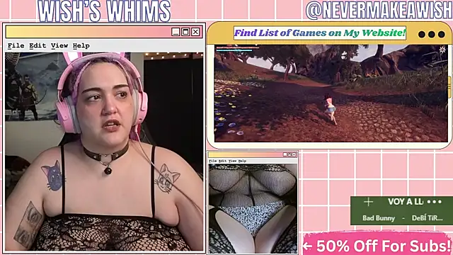 Snapshot of nevermakeawish chatting on 05.29.26 nevermakeawish online show from 05.29.26
