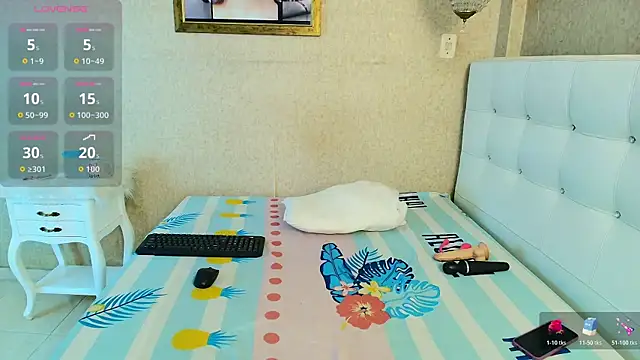 Snapshot of Miladiosa chatting on 11.04.25 Miladiosa online show from 11.04.25