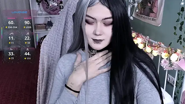 Snapshot of GothXRaven chatting on 12.16.25 GothXRaven online show from 12.16.25