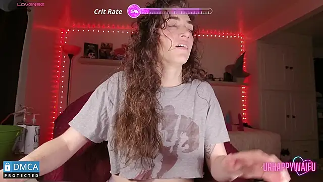 Snapshot of urhappywaifu chatting on 10.15.25 urhappywaifu online show from 10.15.25