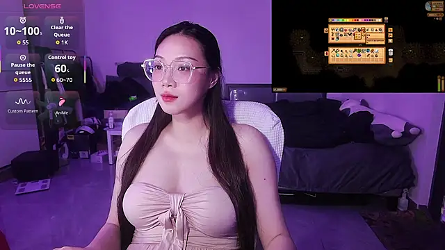 Snapshot of Linbaibai chatting on 10.10.25 Linbaibai online show from 10.10.25