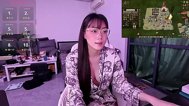 Snapshot of Linbaibai chatting on 10.25.25 Linbaibai online show from 10.25.25