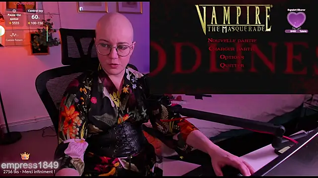 Snapshot of MossPrince chatting on 11.15.25 MossPrince online show from 11.15.25