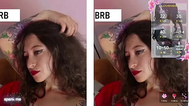 Snapshot of Roshhell1 chatting on 11.24.25 Roshhell1 online show from 11.24.25