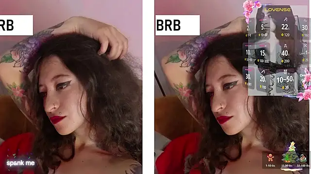 Snapshot of Roshhell1 chatting on 12.16.25 Roshhell1 online show from 12.16.25