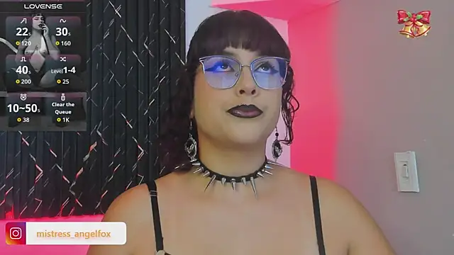 mistress angell  online show from 12.17.25